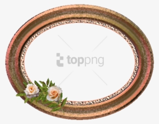 Free Png Gold Oval Frame Png Png Image With Transparent - Marcos Para Foto Tipo Espejo Png #9677234