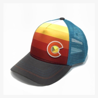 Kids Sunset Fader Trucker Hat - Baseball Cap #9679165