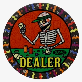 Dia De Los Muertos Dealer Button - Cutting #9679257 Dia De Los Muertos Dealer Button - Cutting #9679257