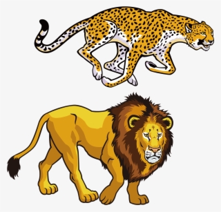 Roar Clipart Leopard - Printable Montessori Animal Continents Activity Sheets #9680442