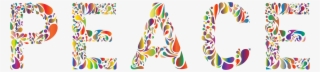 This Free Icons Png Design Of Prismatic Peace Typography #9681897