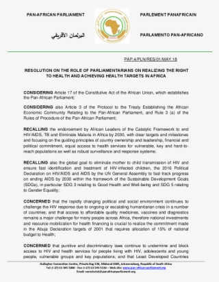 Publication - Pan African Parliament #9682735