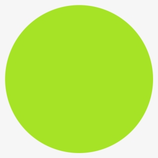 Green Circle Png - Fluorescent Yellow Circle #9682806