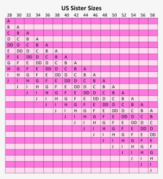 229 X - Bra Sister Size Chart Us #9682905
