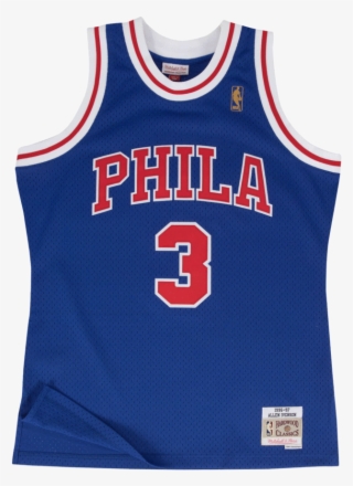 Mitchell & Ness "allen Iverson" Philadelphia Sixers - Allen Iverson Jersey Mitchell And Ness #9683560