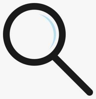 Magnifier Glass Icon - Silhouette Magnifying Glass Clipart #9683606