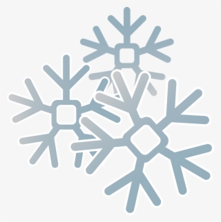 Snowing Frost Weather - Cartoon Snowflakes #9683808