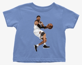 Toddler T-shirt / Baby Blue / 2t Retro Allen Iverson - Beagle Tshirt Kids #9683922