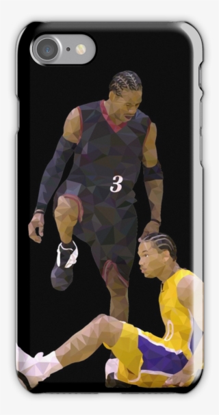 Allen Iverson Steps Over Tyronn Lue Low Poly Iphone - Iphone #9684143