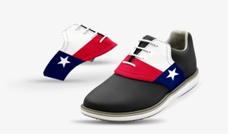 Women's Texas Flag Saddles & Laces - Slip-on Shoe #9684877