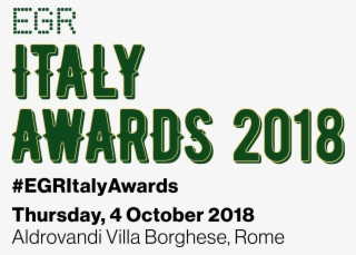 Egr Italy Awards - Egr Italy Awards 2018 #9686201