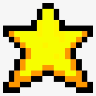 Mario Star - Star Pixel Art Minecraft #9686813