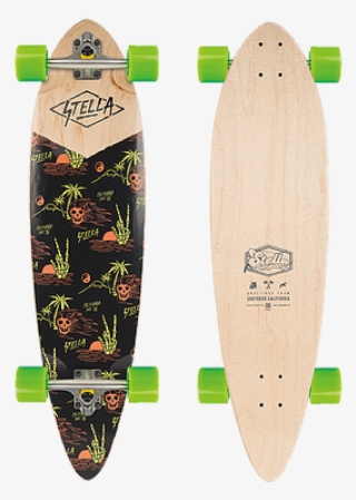 2018 Stella Blunt Nose Hula Pintail 38" Longboard Complete - Longboard #9687421