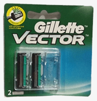 Image Black And White Library Plus Manual Shaving Blades - Gillette Vector 2 Blades Price #9687456
