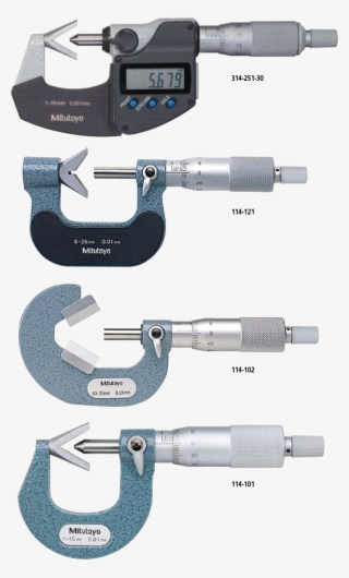 Specifications - V Anvil Micrometer #9688006