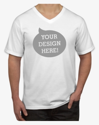 Anvil Jersey V‑neck T‑shirt - Anvil Jersey T Shirt #9688042