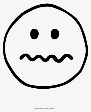 Confused Coloring Page - Smiley #9688281