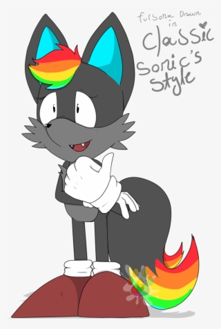 Classic Sonic Ych Will Be Fully Shaded - Cartoon #9688776