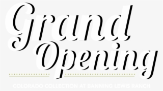 Grand Opening Header2 - Calligraphy #9689314