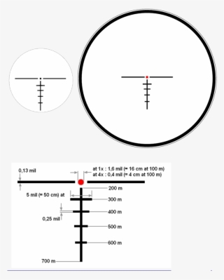 Steiner M332 Prism Sight - Steiner M332 7.62 Reticle #9689358