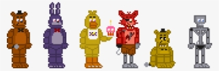 Fnaf 1 Stylized Sprites - Fnaf 2 Withereds #9689602