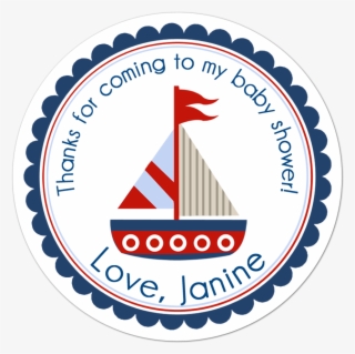 Nautical Sailboat Personalized Sticker - Mickey Mouse Stickers Thank You For Coming #9690720