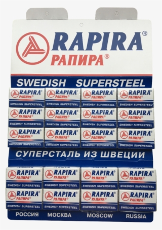 Rapira Swedish Supersteel Razor Blade - Label #9690911