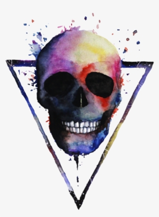 Skull Painting Colorful #9692232