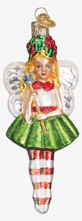 Old World Christmas Holly Fairy Glass Ornament #9692509