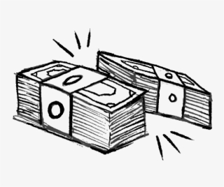 Consumer Rights Basics - Money Stacks Black And White Transparent #9692663