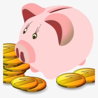 Piggy Bank Clipart Bat Clipart Hatenylo - Rich Pig #9694335