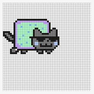 Nyan Cat Jazz Perler Bead Pattern - Printable Nyan Cat #9694818