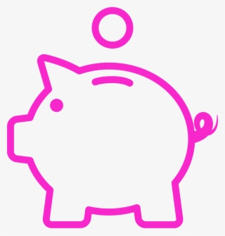 Piggybank - Draw A Piggy Bank #9695387