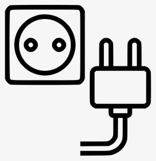 Vector Transparent Download Electric Ground Jack Socket - Power Plug Icon #9695694