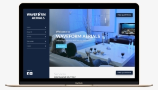 Web Design Project For Waveform Aerials - Led-backlit Lcd Display #9696004