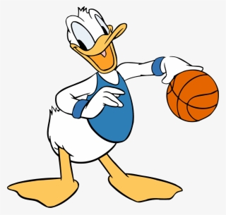 Donald Duck Cartoon Character, Donald Duck Characters, - Donald Duck Basketball #9696172