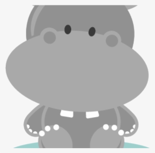 Baby Hippo Clipart Png #9696678