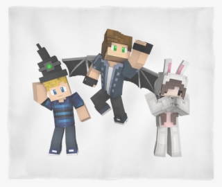 Minecraft Fleece Blanket Laby Mod Skin D2123 - Cartoon #9697542