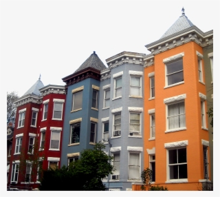 Row Houses Image - Row Of House Png #9697622