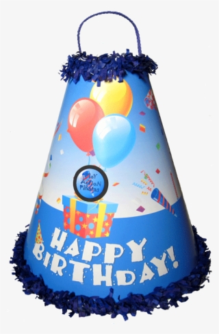 Boys Birthday Blue Pinata - Birthday Cake #9697680