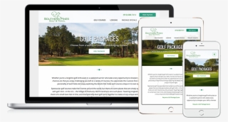 Southern Pines Golf & Travel Web Design // Image Design - Website #9699187