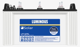 Solar Battery - Lpt 1275l - Luminous 18000st 150ah Tubular Battery #9699416