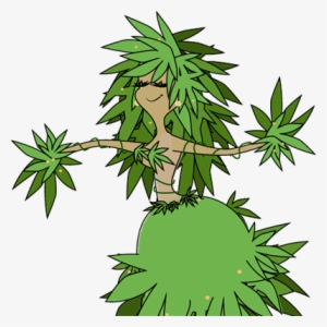 With A Vine Like Body Of Green Limbs, She's The Marijuana - Human Body #970211