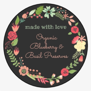 Ol350 - 2 - 5" Circle - "made With Love" Floral Wreath - Lds Missionary Quotes Floral #970330