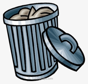 Garbage, Garbage Can Royalty Free Vector Clip Art Illustration - Tonne Clipart #970691