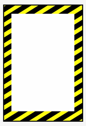 Vertical Caution Sign Custom Floor Tape Marking - Transparent Caution ...