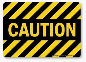With Machine Hazard Sign - Smartsign By Lyle Smartsign Plastic Osha Safety Sign, #970815