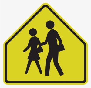 School Sign - School Zone Road Sign #970865