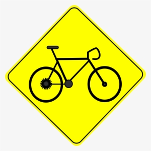 This Free Icons Png Design Of Bike Crossing Caution #971031