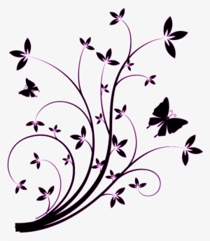 Veja Mais Pngs - Wall Painting Designs Butterfly #971475